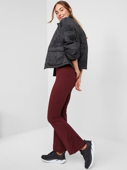 High-Waisted CozeCore Boot-Cut Leggings for Women