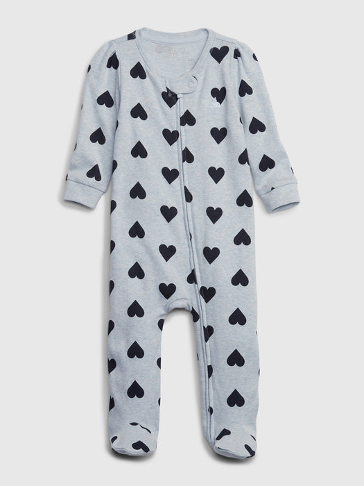 babyGap 100% Organic Cotton Printed PJ One-Piece
