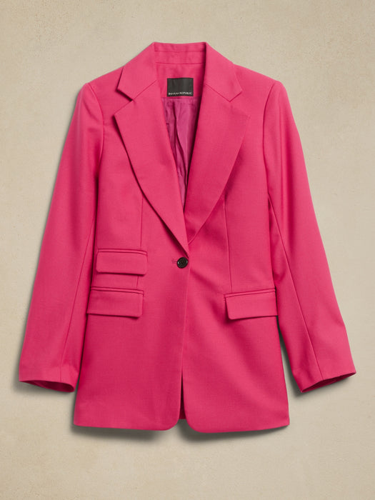 Lido Sculpted Italian Wool Blazer