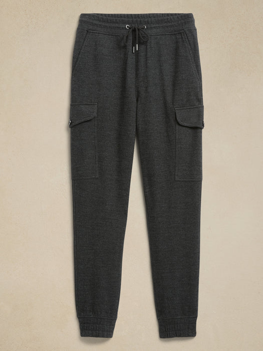 Cozy Cargo Jogger - Charcoal Gray