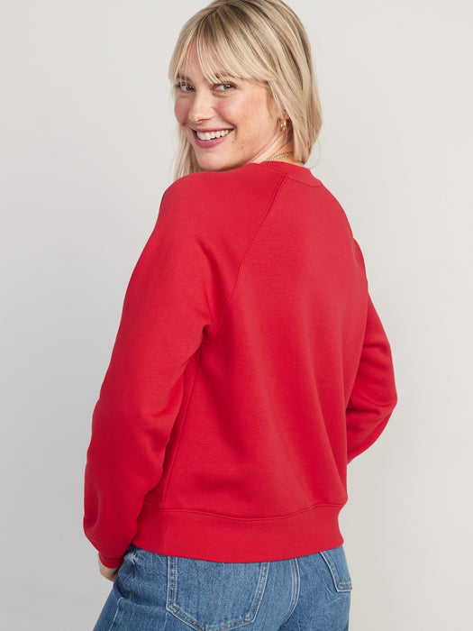 Vintage Long-Sleeve Sweatshirt for Women