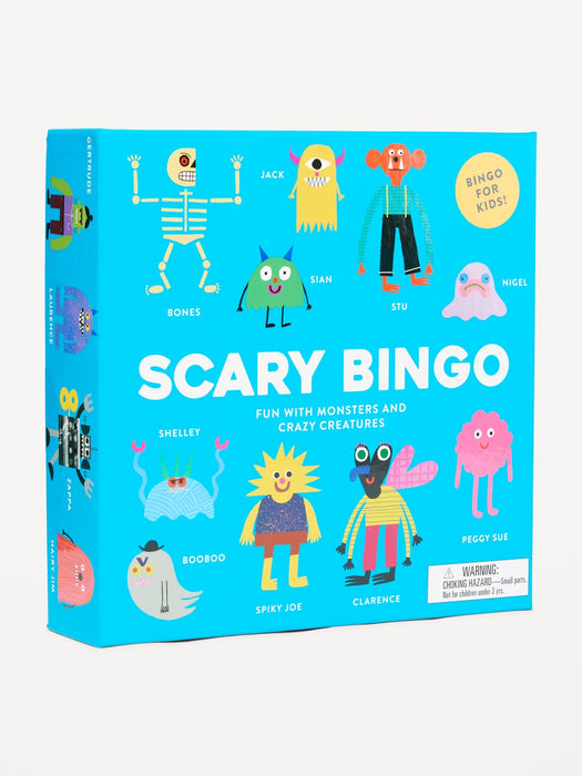 Scary Bingo: Fun With Monsters and Crazy Creatures Game for the Family - Green