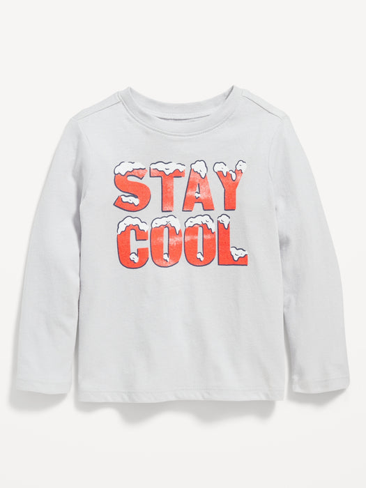 Unisex Long-Sleeve Graphic T-Shirt for Toddler