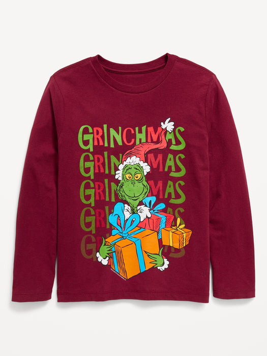 Long-Sleeve Gender-Neutral Dr. Seuss™ The Grinch T-Shirt for Kids