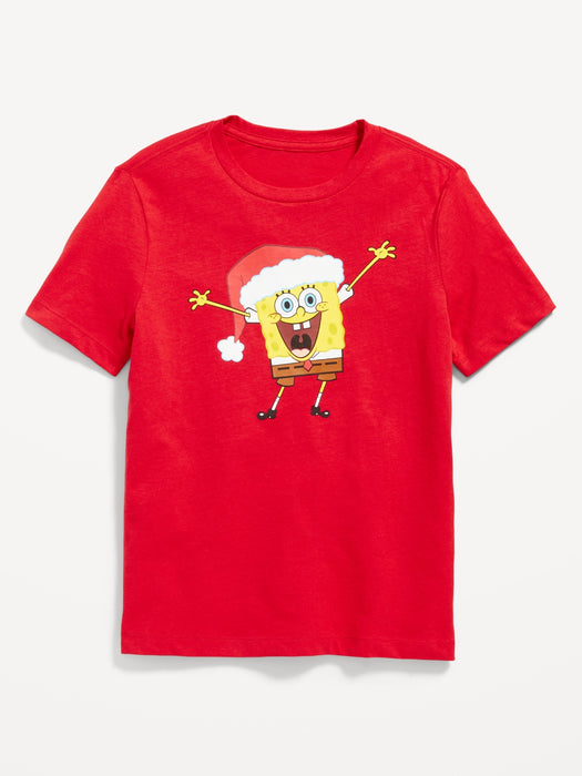 SpongeBob SquarePants™ Gender-Neutral Holiday Graphic T-Shirt for Kids