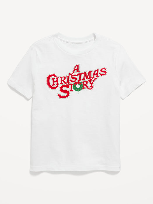 A Christmas Story™ Gender-Neutral Graphic T-Shirt for Kids - White