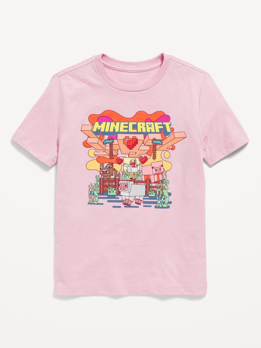 Minecraft™ Gender-Neutral Graphic T-Shirt for Kids
