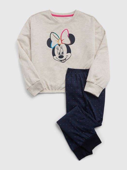 GapKids &#124 Disney 100% Recycled Minnie Mouse PJ Jogger Set
