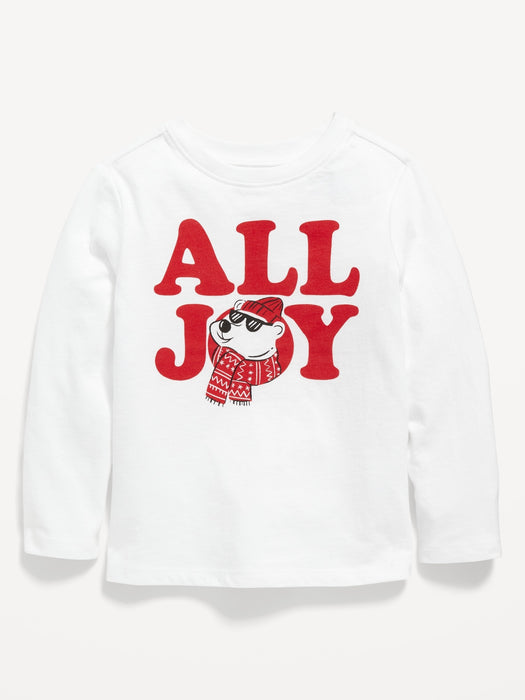 Unisex Long-Sleeve Graphic T-Shirt for Toddler