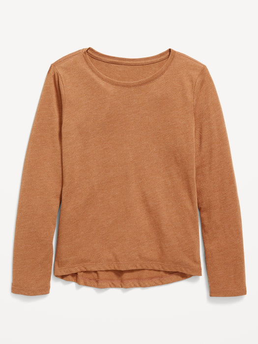 Softest Printed Long-Sleeve T-Shirt for Girls