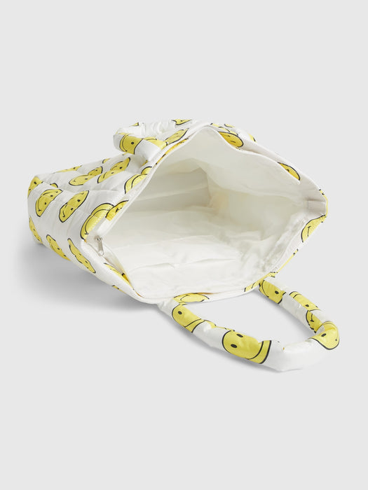 Gap &#215 Smiley&#174 Puffer Tote Bag - birch beige