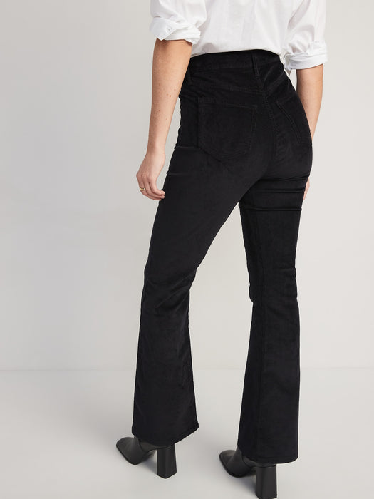 Higher High-Waisted Corduroy Flare Pants for Women