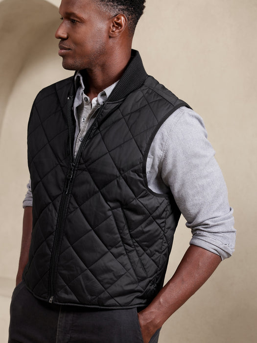 Heritage Puffer Vest - Black