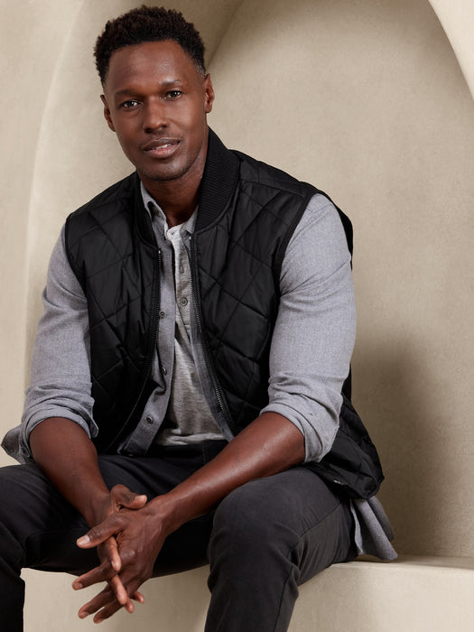 Heritage Puffer Vest - Black