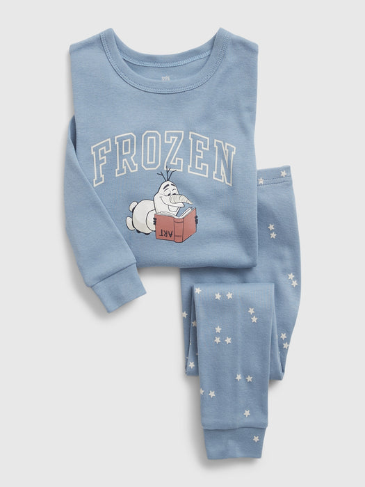 babyGap &#124 Disney 100% Organic Cotton Frozen PJ Set - blue suede