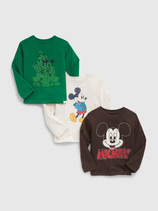 babyGap &#124 Disney 100% Organic Cotton Mickey Mouse Graphic T-Shirt (3-Pack)