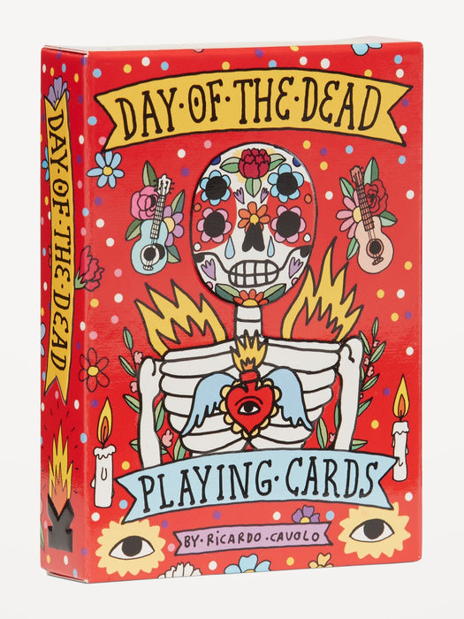 Day of the Dead Playing Cards - Green