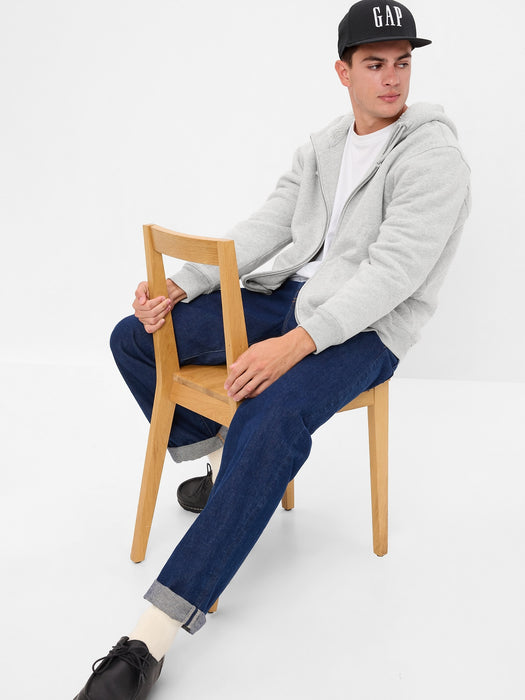 Vintage Soft Full-Zip Sherpa Hoodie