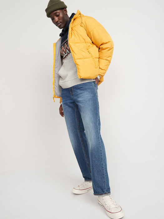 Patterned Pullover Sweater Hoodie for Men