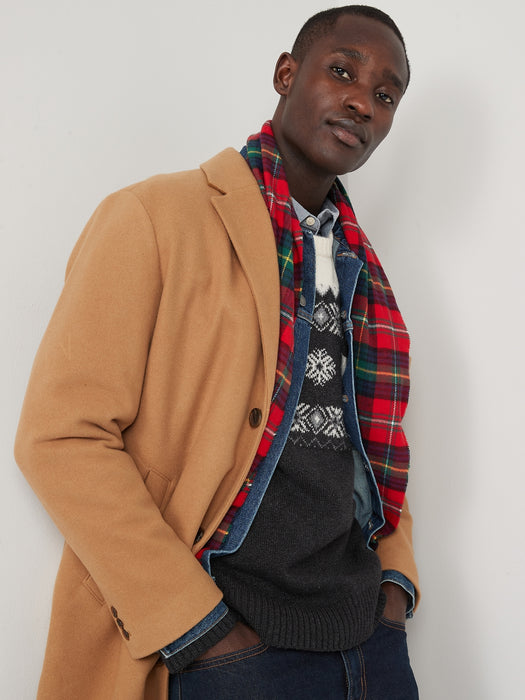 Cozy Matching Fair Isle Sweater for Men