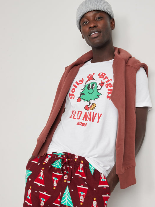 Matching Christmas Graphic T-Shirt for Men