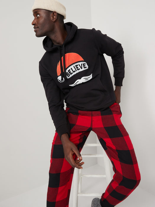 Santa Claus "Believe" Pullover Hoodie for Men