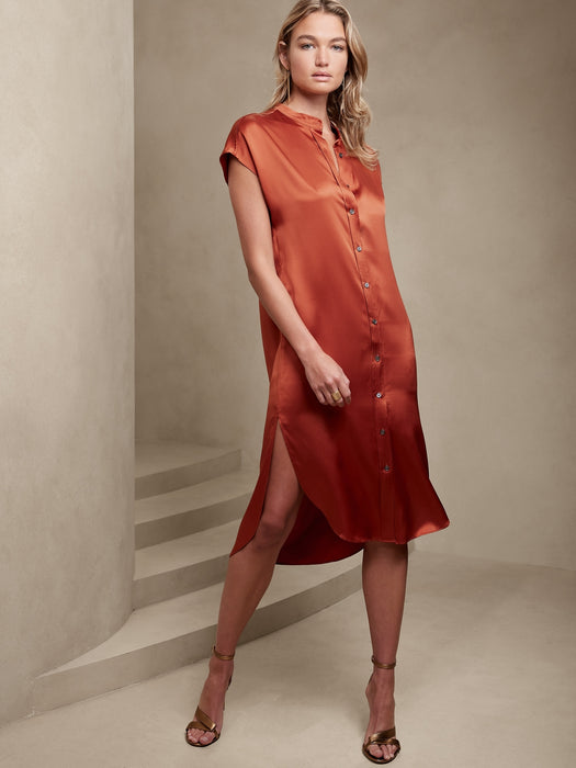 Serenade Silk Shirtdress