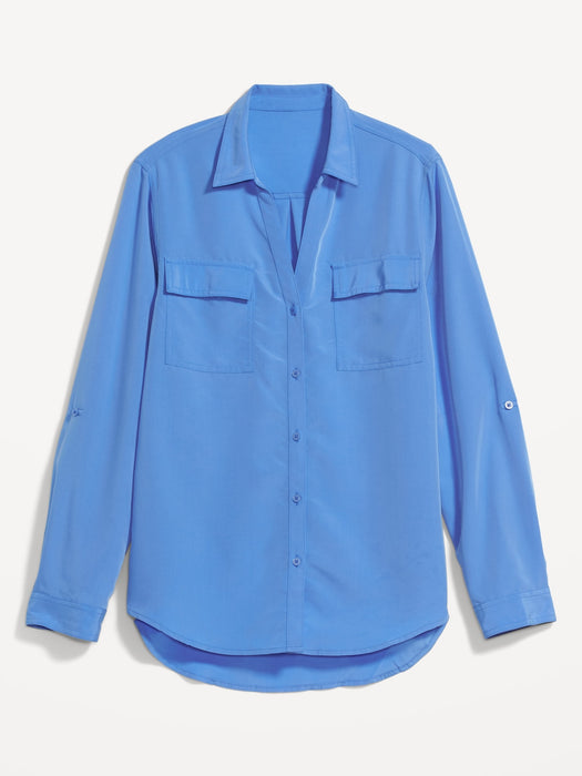 Utility Button-Down Shirt for Women