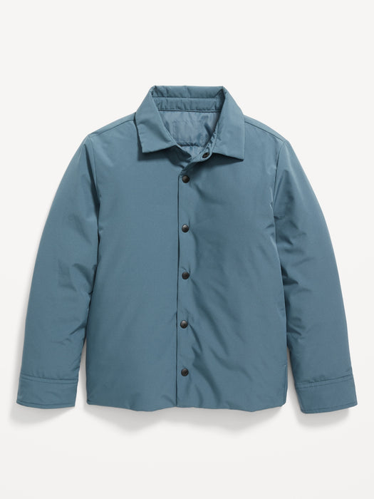 StretchTech Water-Resistant Shacket for Boys