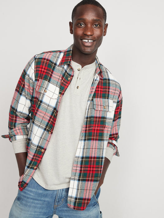 Rotation Long-Sleeve Henley T-Shirt for Men