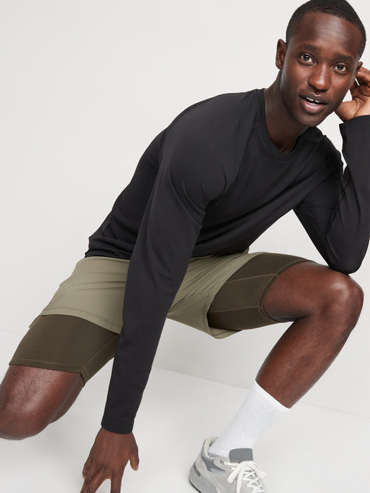 Go-Fresh Odor-Control Seamless Long-Sleeve T-Shirt for Men