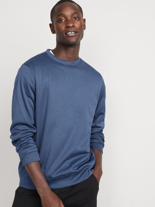 Go-Dry Microfleece Performance Sweatshirt for Men - Blue