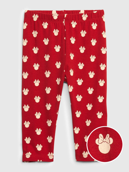 babyGap &#124 Disney Organic Cotton Mix and Match Minnie Mouse Leggings - modern red