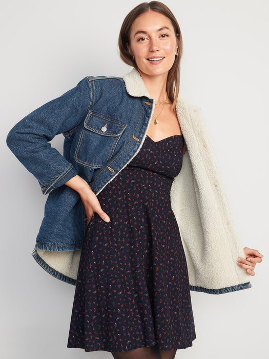 Fit & Flare Smocked Mini Cami Dress for Women