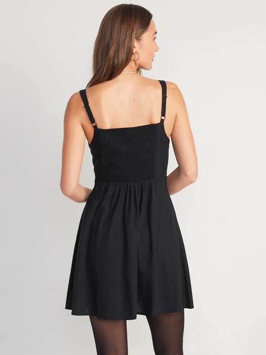 Fit & Flare Smocked Mini Cami Dress for Women