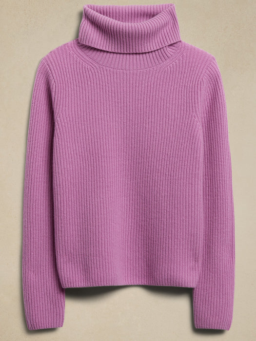 Chiara Cashmere Turtleneck Sweater