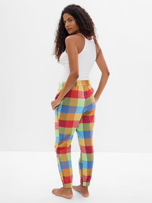 Maternity Under Belly Plaid PJ Pants