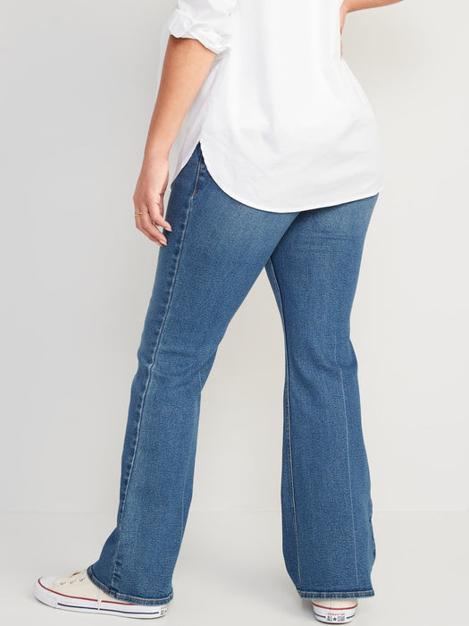Maternity Full Panel Flare Jeans - Multi