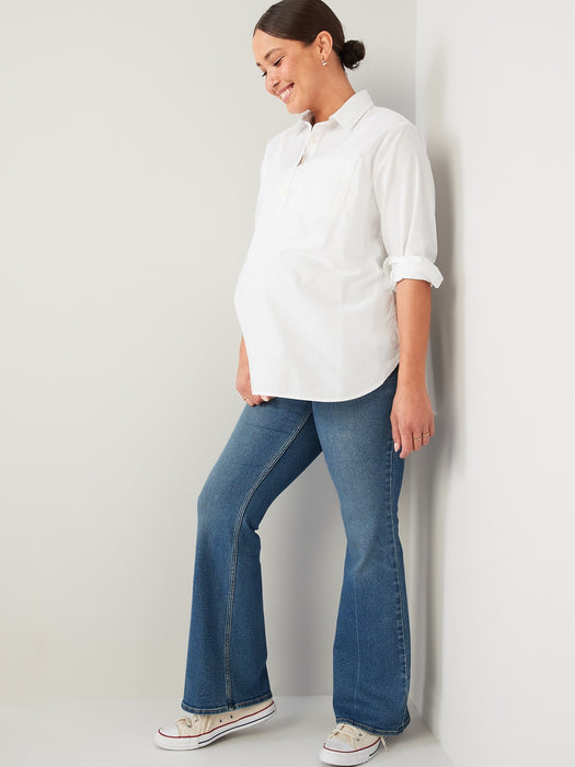 Maternity Full Panel Flare Jeans - Multi