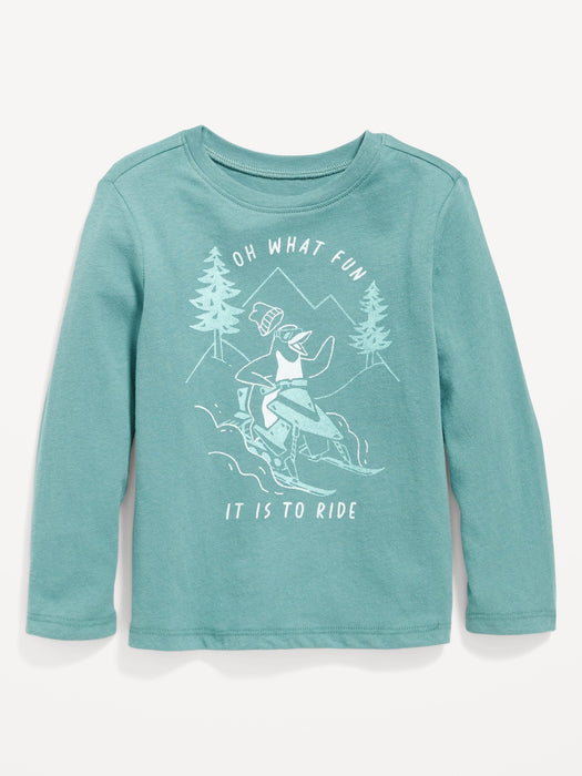 Unisex Long-Sleeve Graphic T-Shirt for Toddler