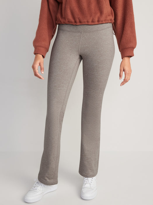 High-Waisted CozeCore Boot-Cut Leggings for Women