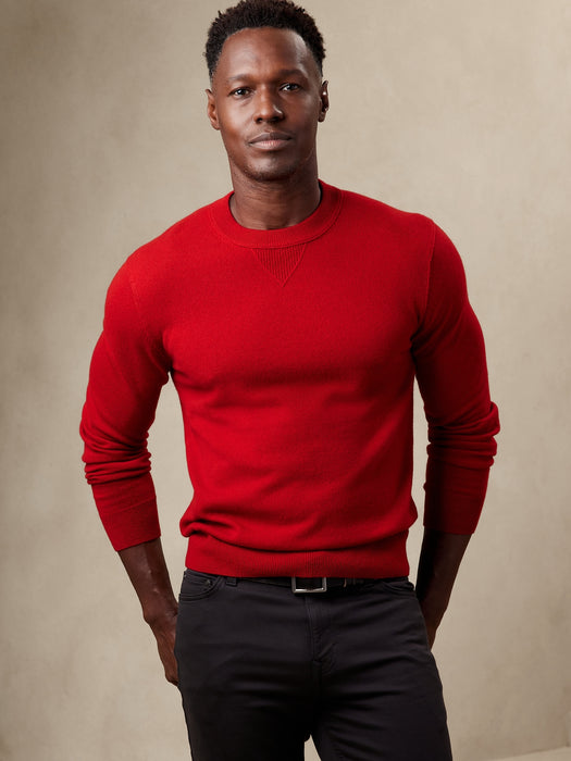 Riva Cashmere Crew-Neck Sweater