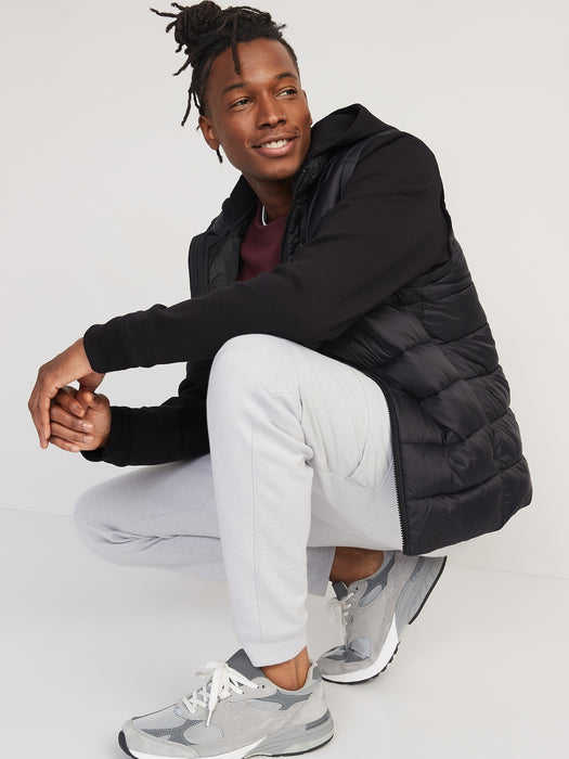 Dynamic Fleece Puffer Hybrid Zip Hoodie for Men