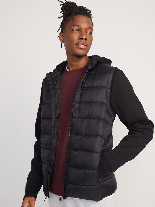 Dynamic Fleece Puffer Hybrid Zip Hoodie for Men