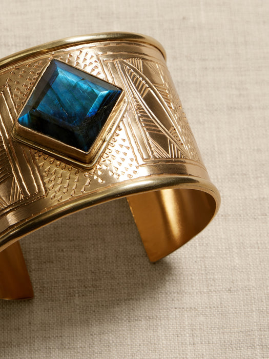 Layla Etched Cuff | Aureus + Argent
