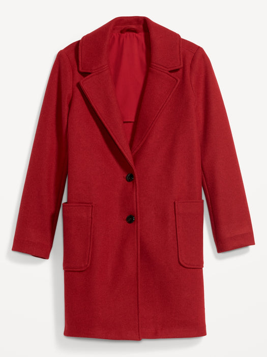 Oversized Soft-Brushed Overcoat for Women