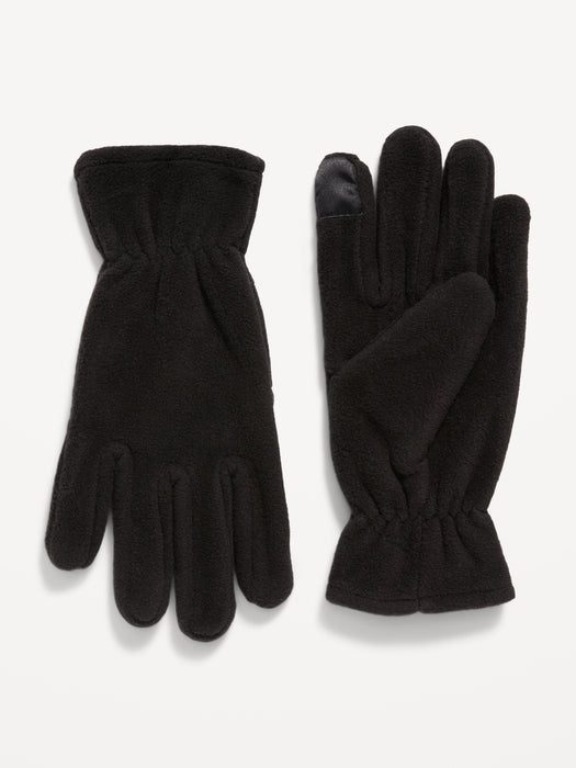 Microfleece Text-Friendly Gloves for Men