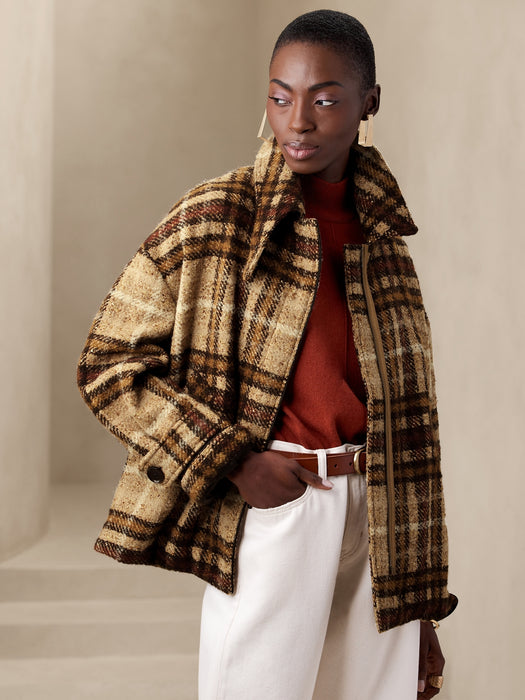 Oversized Balmacaan Jacket