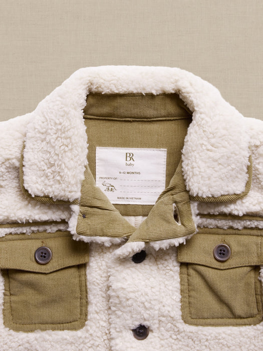 Baby Sherpa One-Piece - Cream