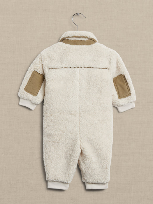 Baby Sherpa One-Piece - Cream